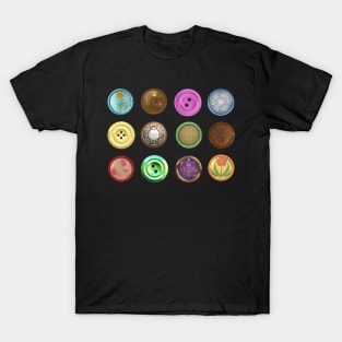 Buttons for all kinds T-Shirt